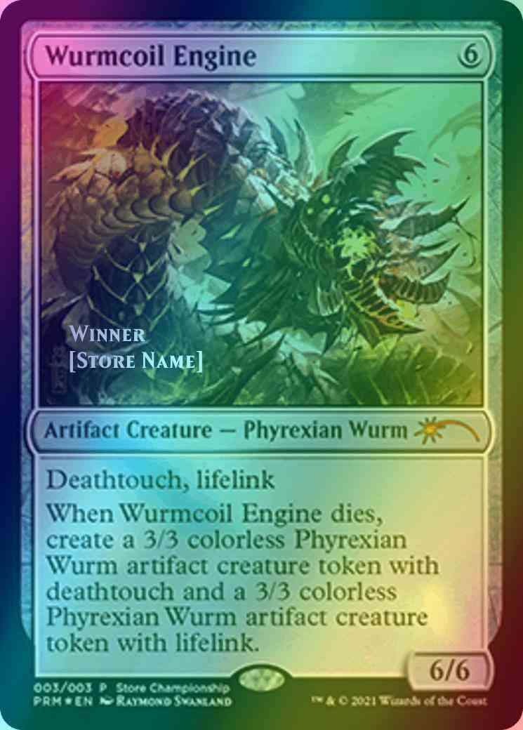 Wurmcoil Engine 3/6 (Game Day & Store Championship Promos)  - Foil | Good Games Modbury