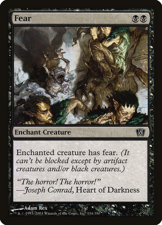 Fear 134/350 (8th Edition)  - Foil | Good Games Modbury