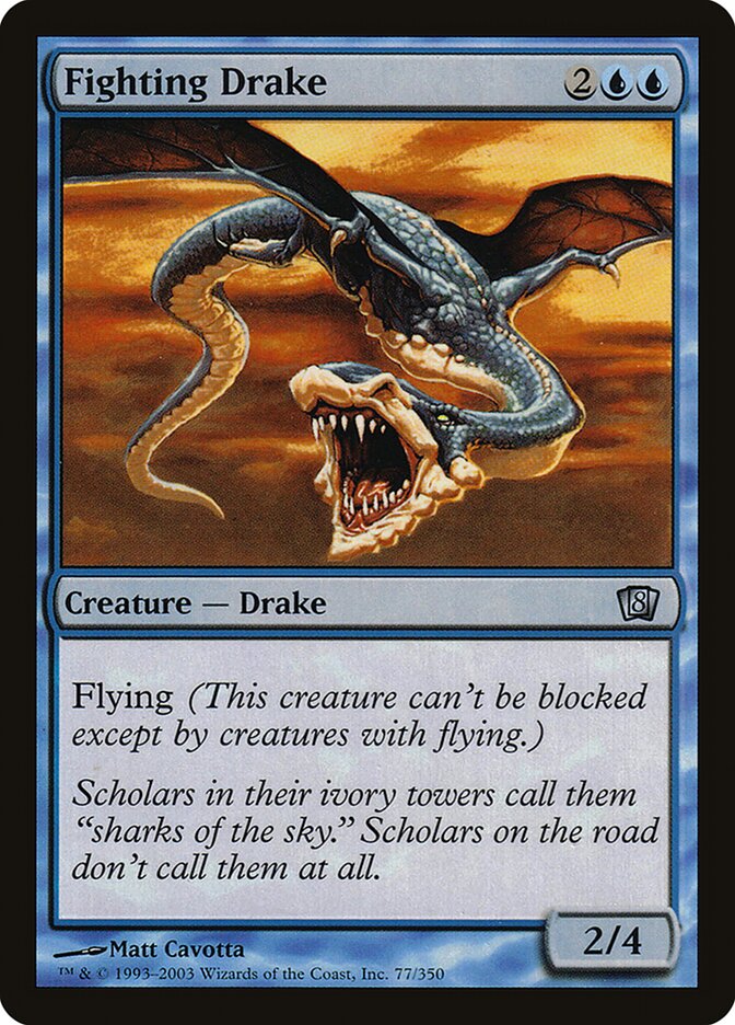 Fighting Drake 77★/350 (8th Edition)  - Foil | Good Games Modbury