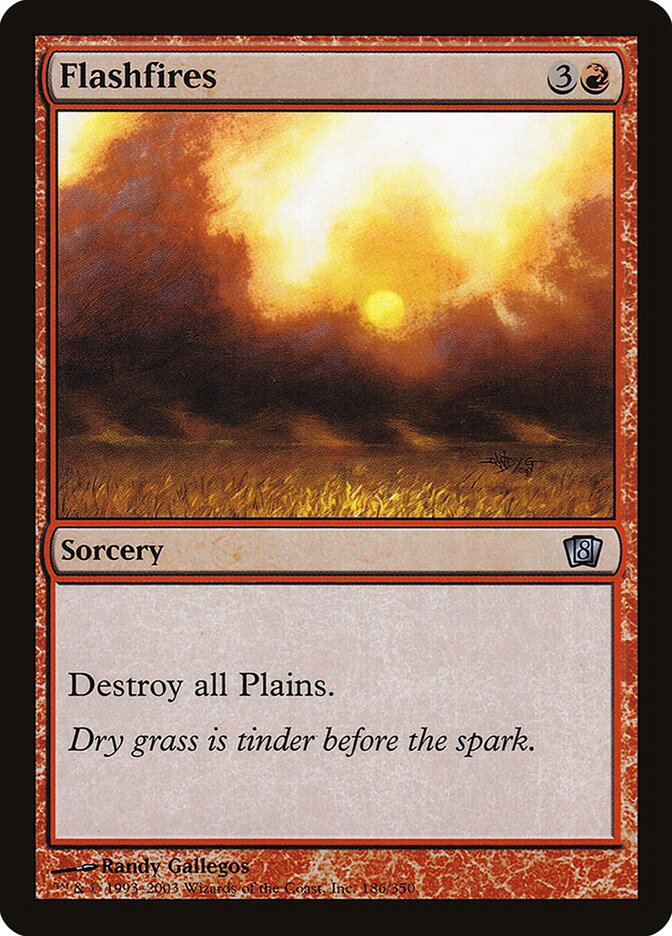 Flashfires 186/350 (8th Edition)  - Foil | Good Games Modbury