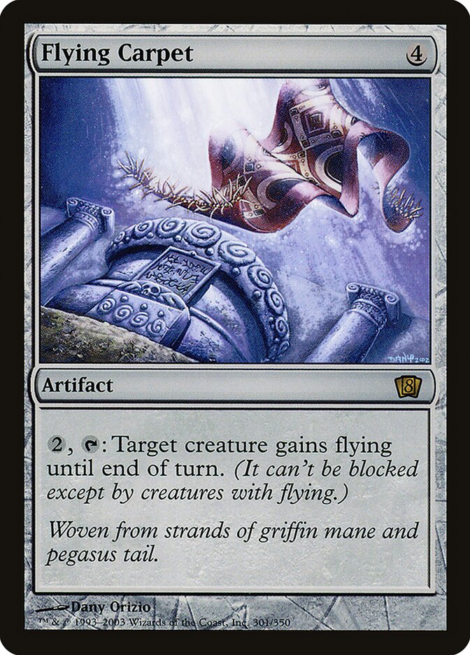 Flying Carpet 301/350 (8th Edition)  - Foil | Good Games Modbury