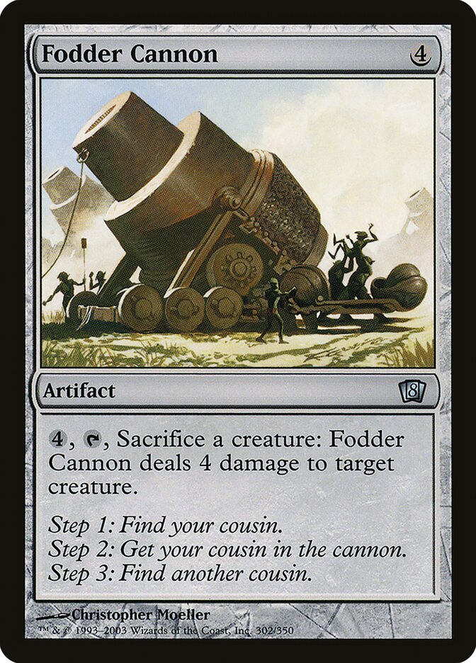 Fodder Cannon 302/350 (8th Edition)  - Foil | Good Games Modbury