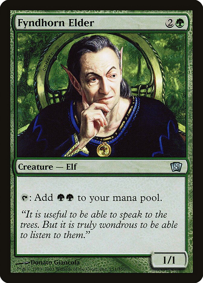 Fyndhorn Elder 251/350 (8th Edition)  - Foil | Good Games Modbury