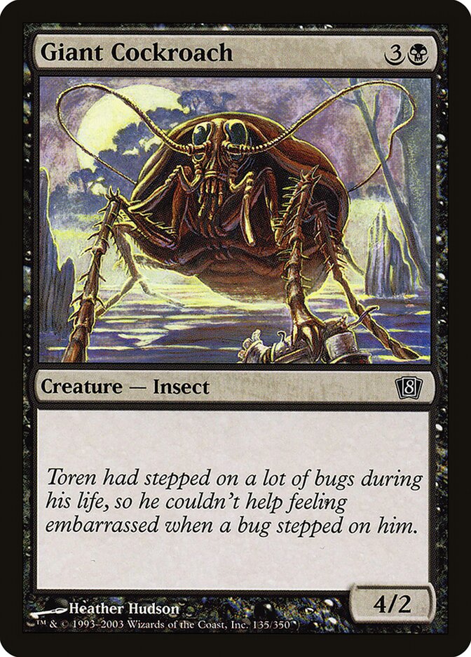 Giant Cockroach 135/350 (8th Edition)  - Foil | Good Games Modbury