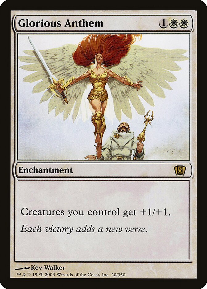 Glorious Anthem 20★/350 (8th Edition)  - Foil | Good Games Modbury