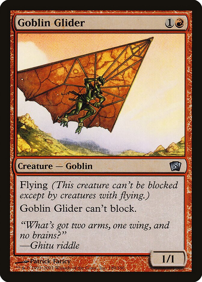 Goblin Glider 189/350 (8th Edition)  - Foil | Good Games Modbury