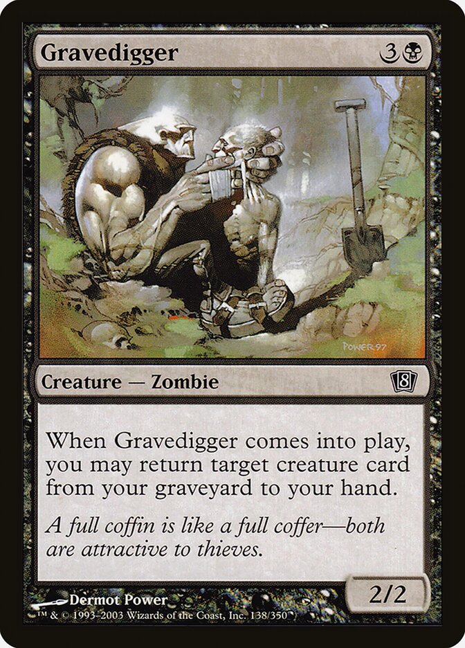 Gravedigger 138/350 (8th Edition)  - Foil | Good Games Modbury