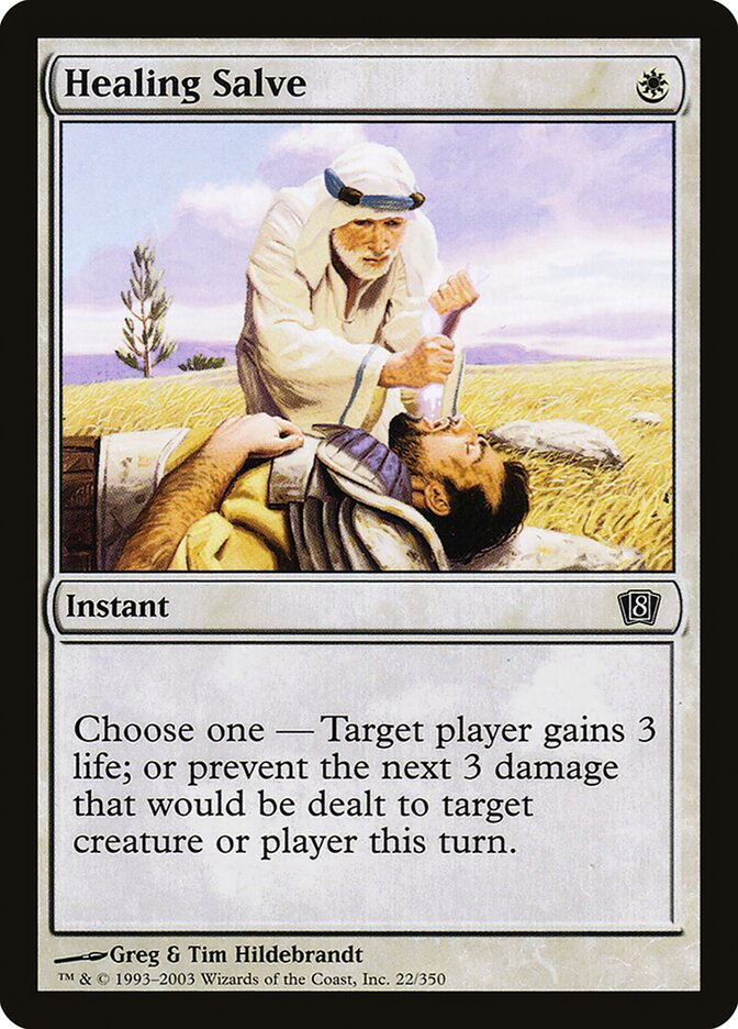 Healing Salve 22★/350 (8th Edition)  - Foil | Good Games Modbury