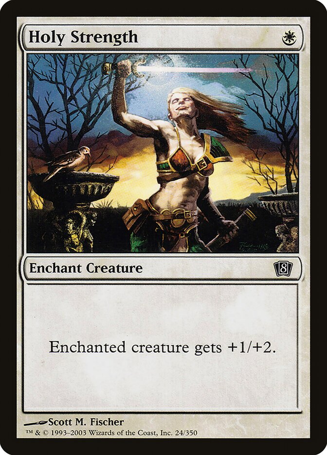 Holy Strength 24★/350 (8th Edition)  - Foil | Good Games Modbury