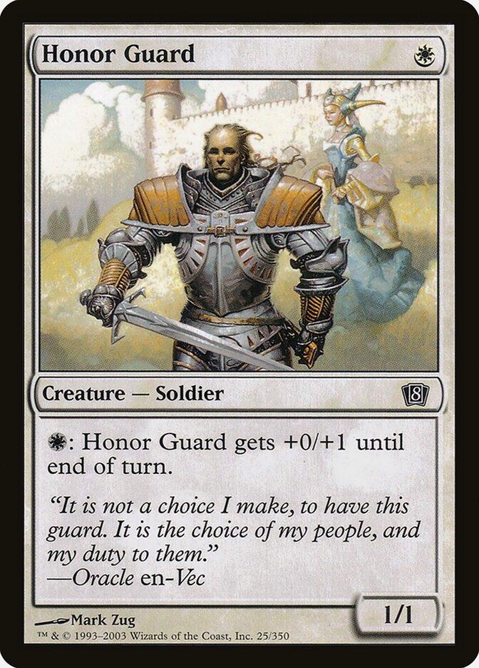 Honor Guard 25★/350 (8th Edition)  - Foil | Good Games Modbury