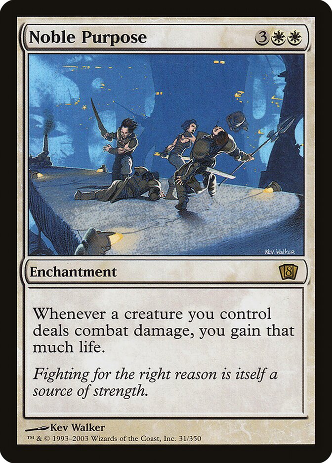 Noble Purpose 31★/350 (8th Edition)  - Foil | Good Games Modbury