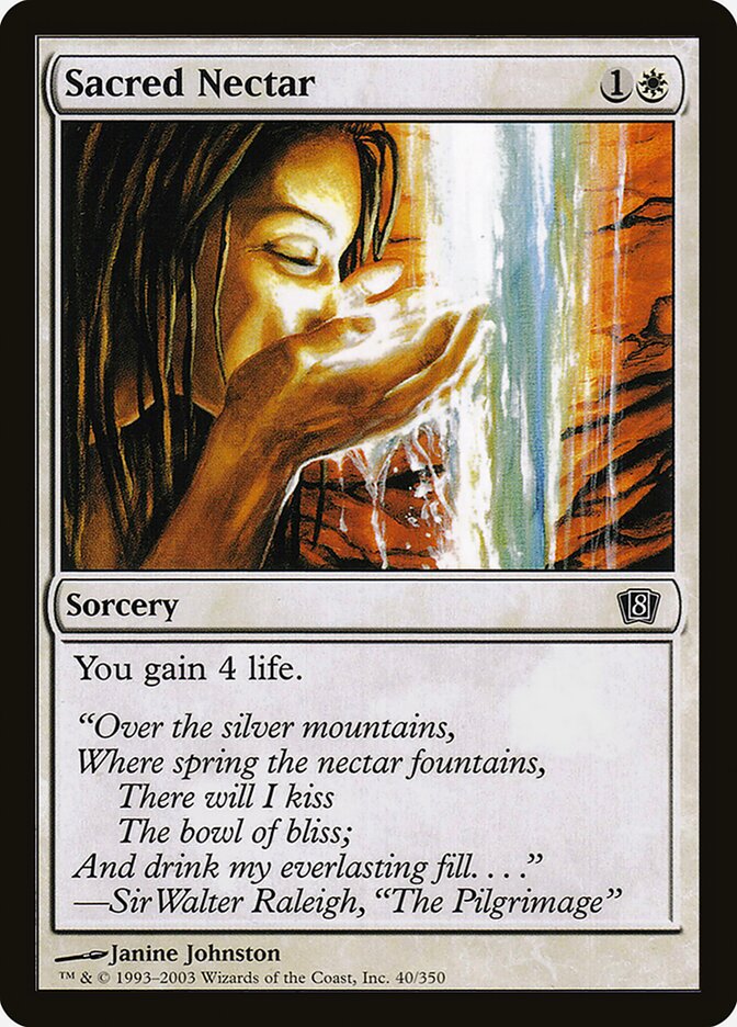 Sacred Nectar 40★/350 (8th Edition)  - Foil | Good Games Modbury