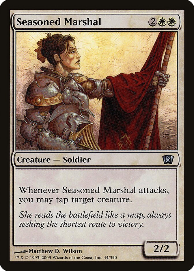 Seasoned Marshal 44★/350 (8th Edition)  - Foil | Good Games Modbury
