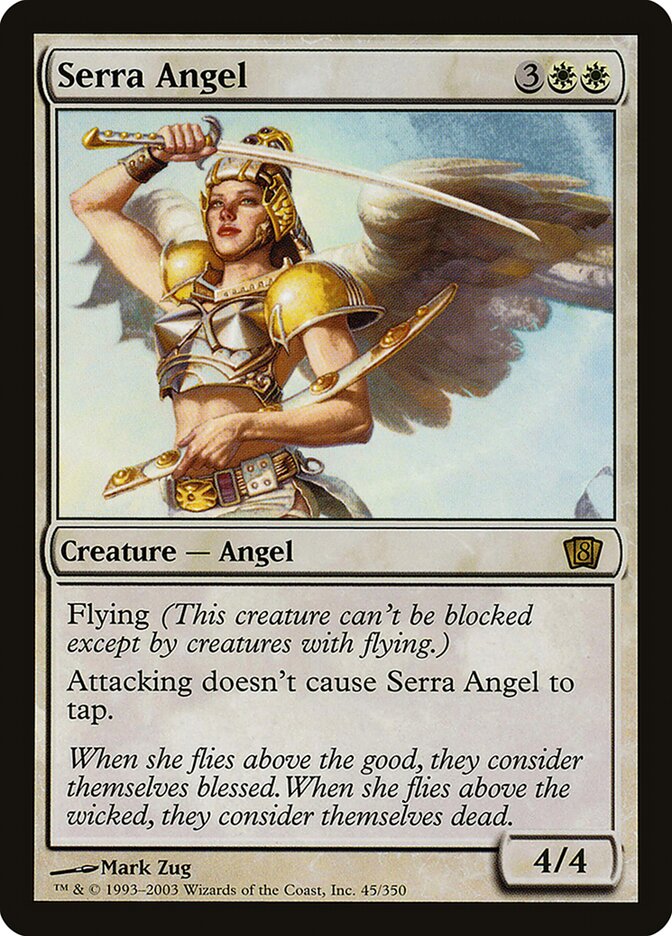 Serra Angel 45★/350 (8th Edition)  - Foil | Good Games Modbury