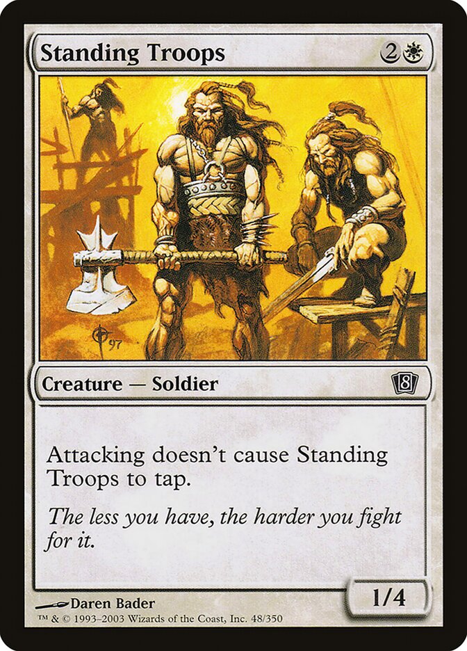 Standing Troops 48★/350 (8th Edition)  - Foil | Good Games Modbury