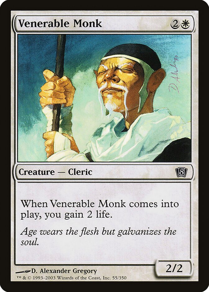 Venerable Monk 55★/350 (8th Edition)  - Foil | Good Games Modbury