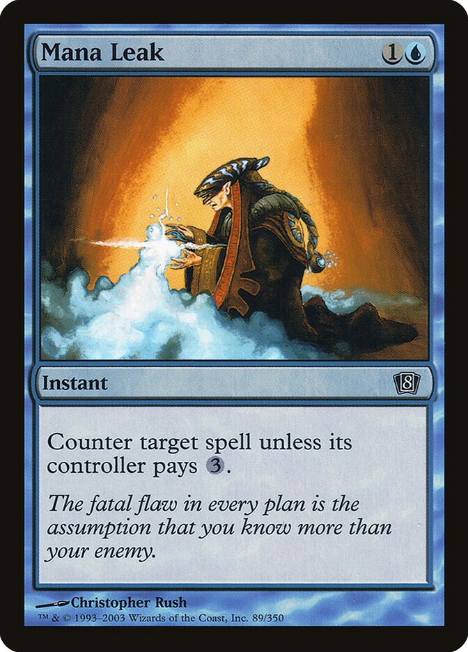 Mana Leak 89★/350 (8th Edition)  - Foil | Good Games Modbury