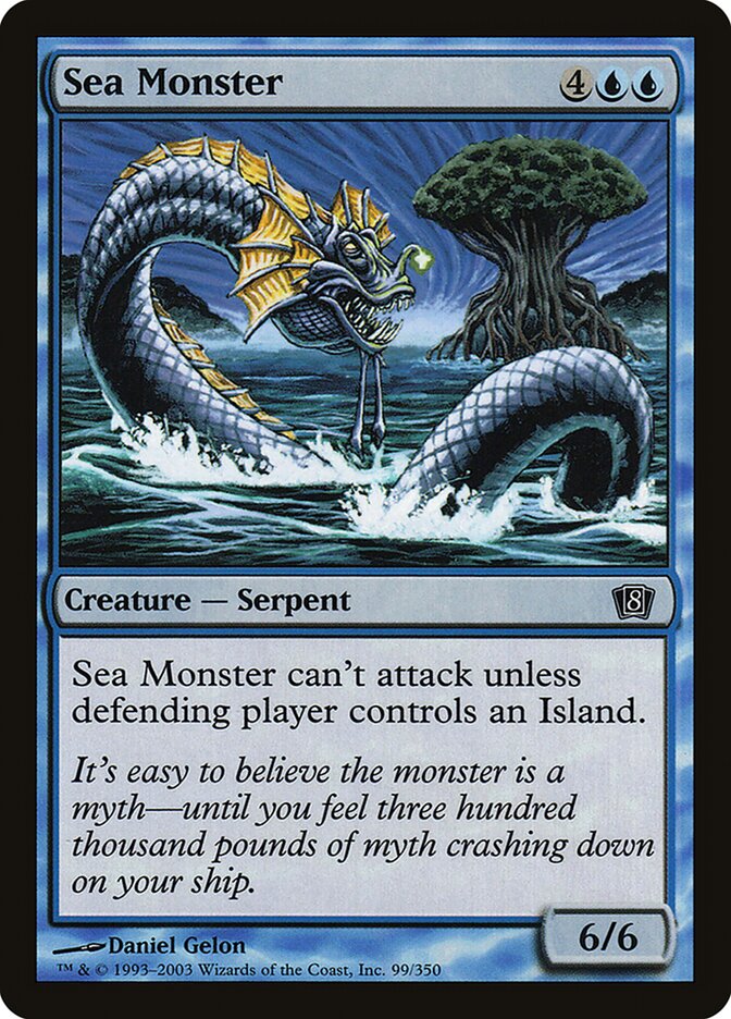 Sea Monster 99★/350 (8th Edition)  - Foil | Good Games Modbury
