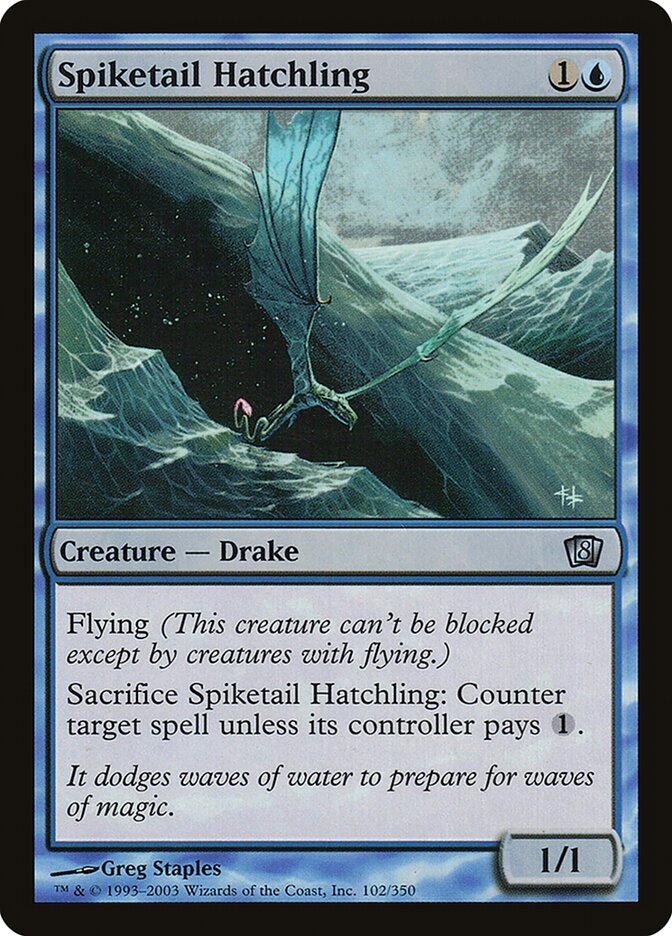 Spiketail Hatchling 102★/350 (8th Edition)  - Foil | Good Games Modbury