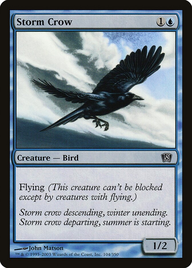 Storm Crow 104★/350 (8th Edition)  - Foil | Good Games Modbury
