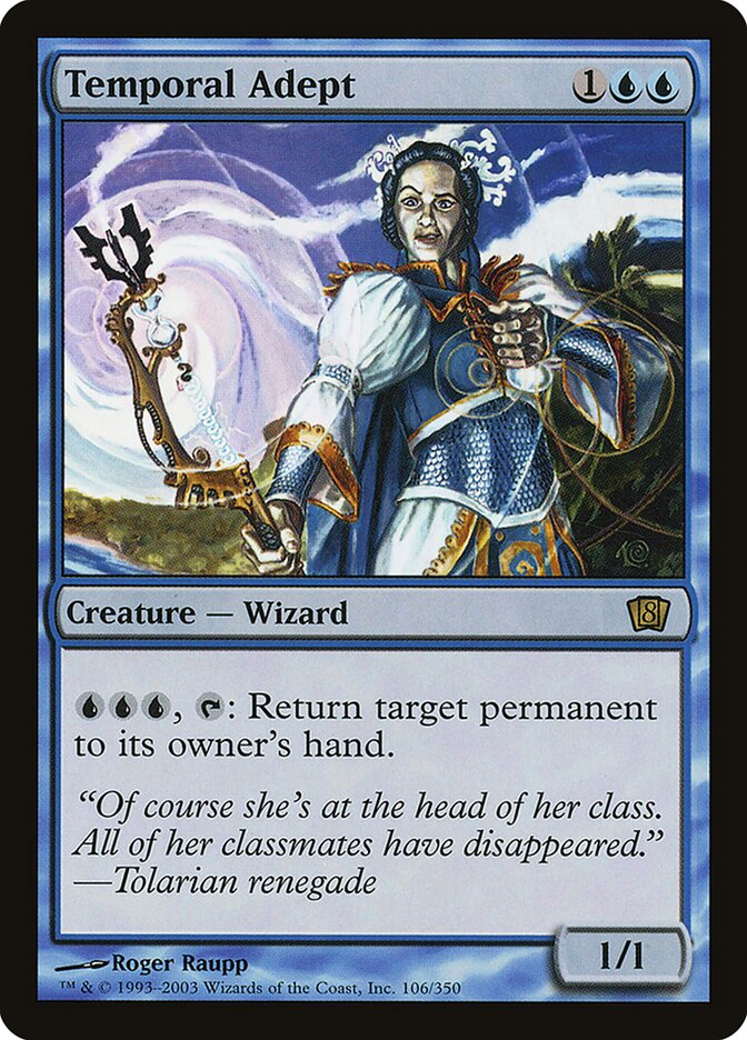 Temporal Adept 106★/350 (8th Edition)  - Foil | Good Games Modbury