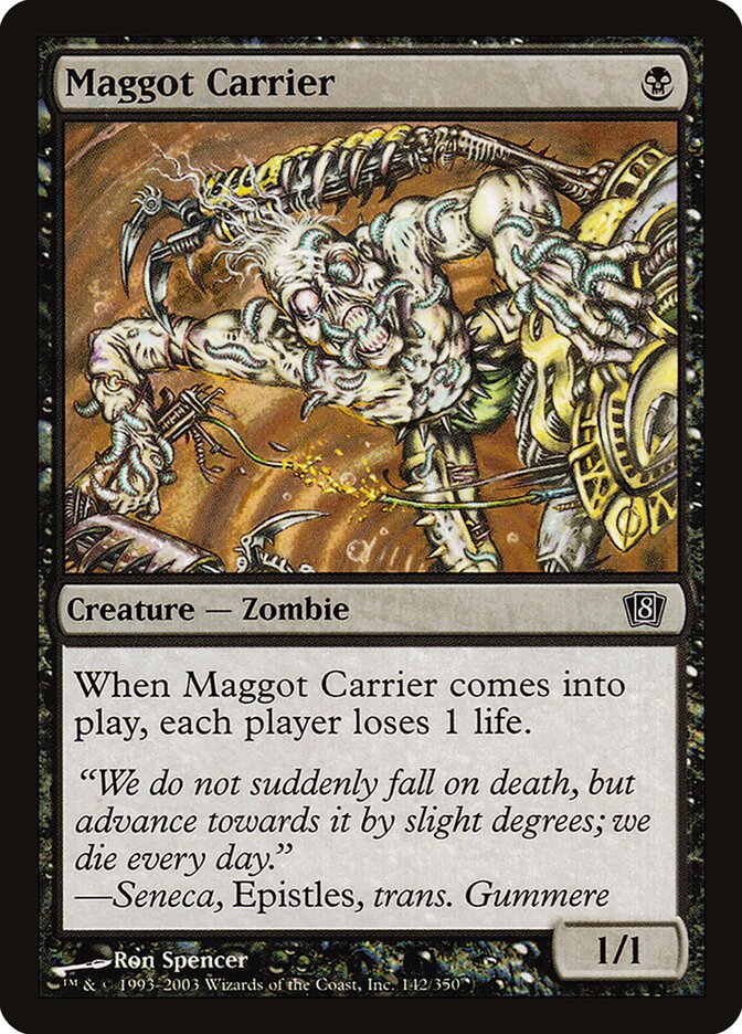 Maggot Carrier 142★/350 (8th Edition)  - Foil | Good Games Modbury