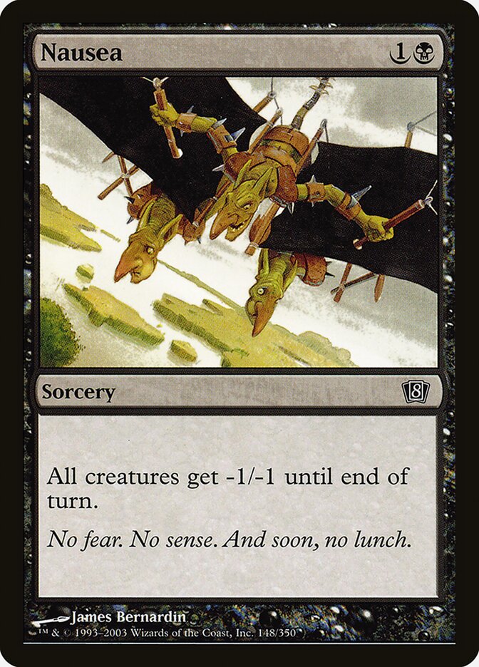 Nausea 148★/350 (8th Edition)  - Foil | Good Games Modbury