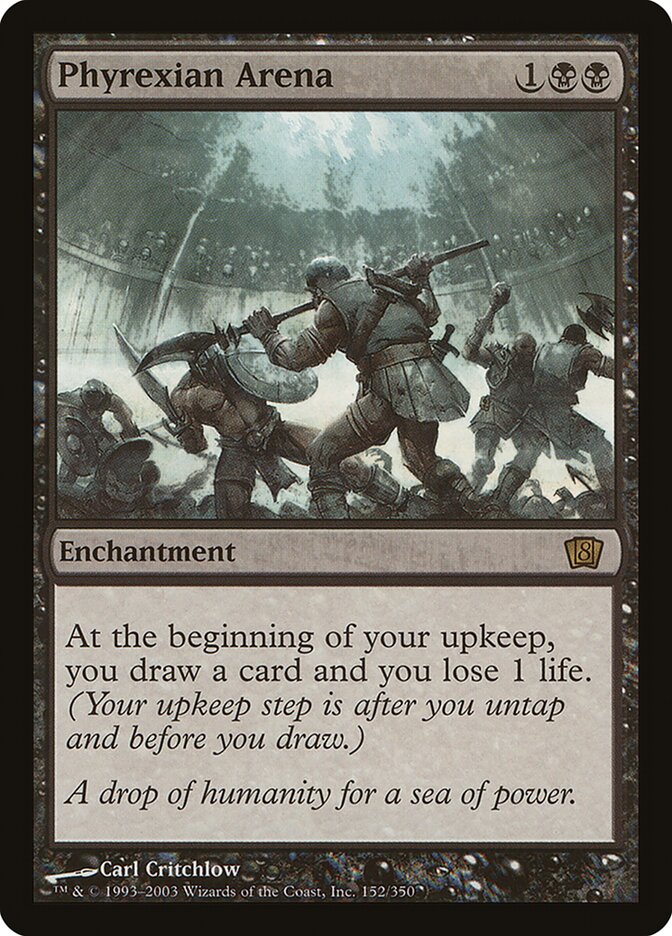 Phyrexian Arena 152★/350 (8th Edition)  - Foil | Good Games Modbury