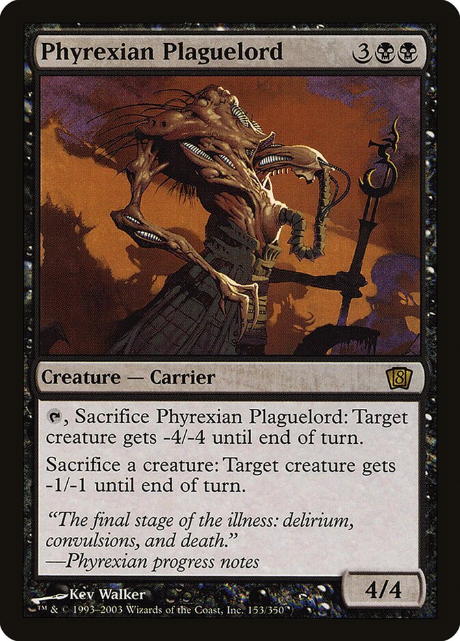 Phyrexian Plaguelord 153★/350 (8th Edition)  - Foil | Good Games Modbury