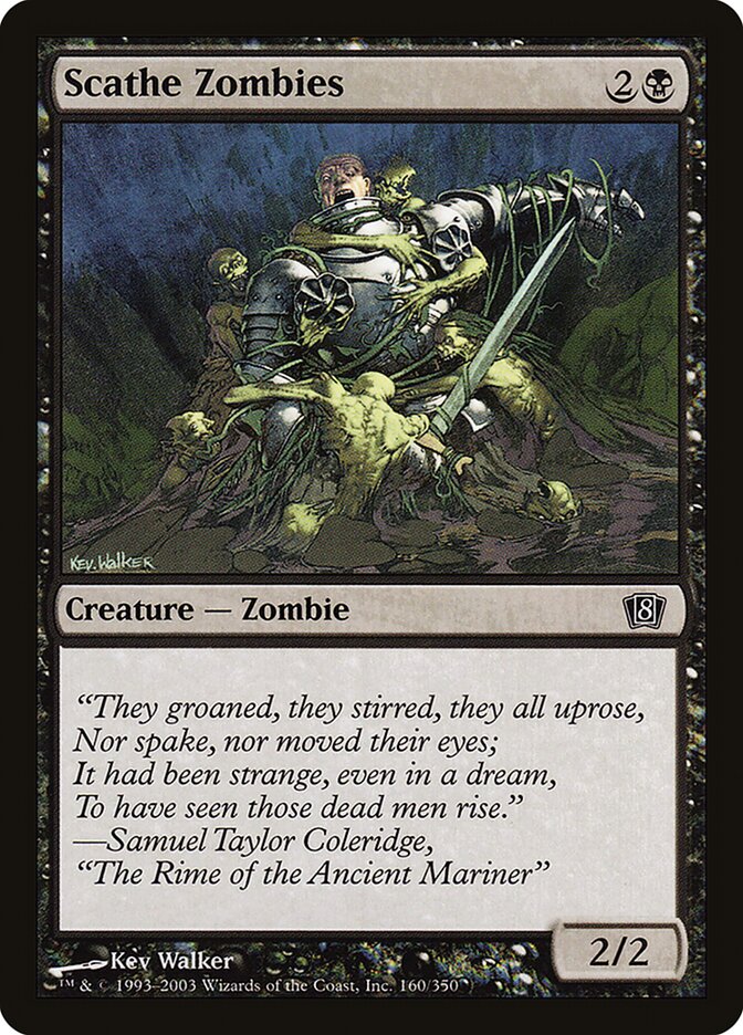 Scathe Zombies 160★/350 (8th Edition)  - Foil | Good Games Modbury