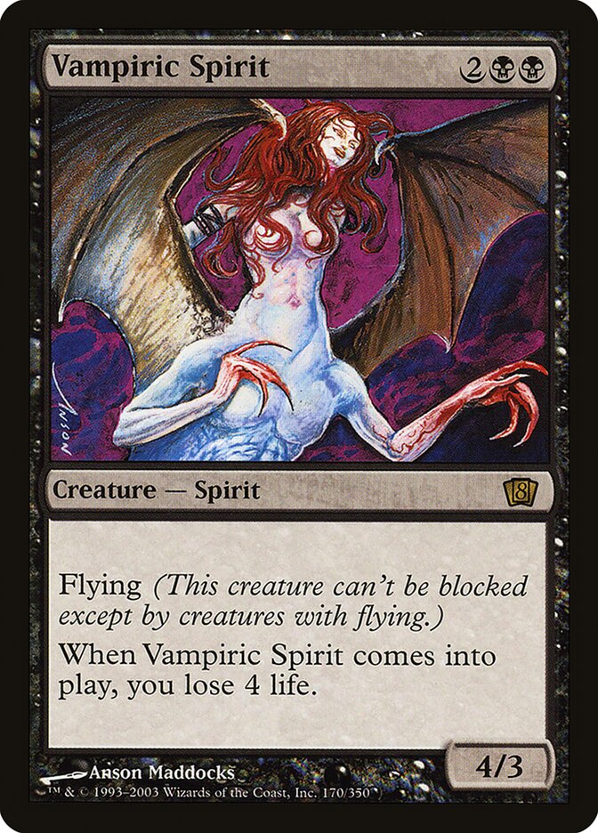 Vampiric Spirit 170★/350 (8th Edition)  - Foil | Good Games Modbury