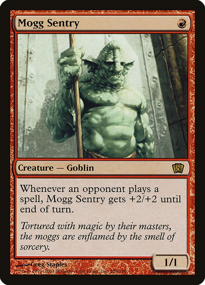 Mogg Sentry 203★/350 (8th Edition)  - Foil | Good Games Modbury
