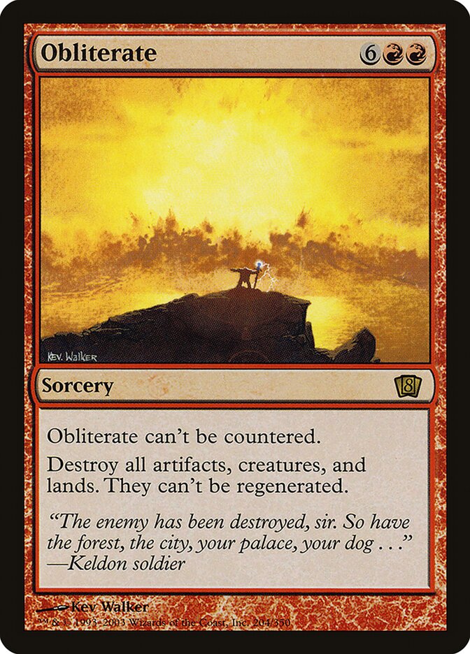 Obliterate 204★/350 (8th Edition)  - Foil | Good Games Modbury