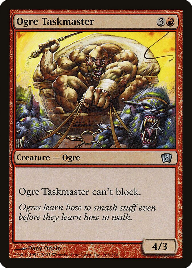 Ogre Taskmaster 205★/350 (8th Edition)  - Foil | Good Games Modbury