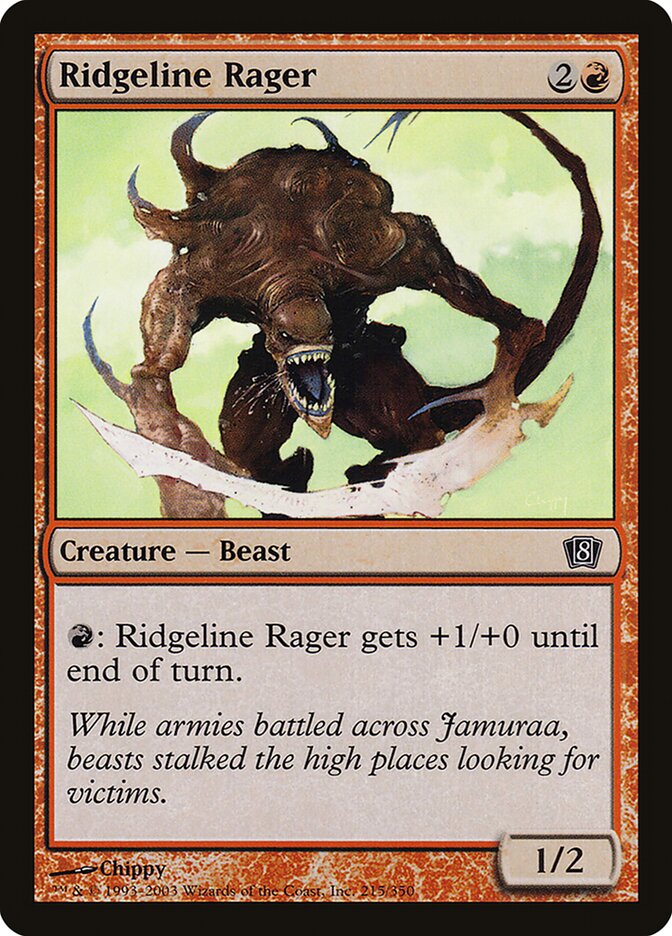 Ridgeline Rager 215★/350 (8th Edition)  - Foil | Good Games Modbury
