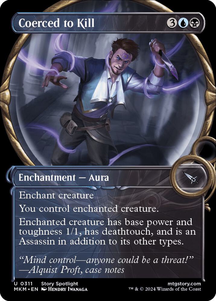 Coerced to Kill 311/286 (Murders at Karlov Manor)  - Showcase Foil | Good Games Modbury