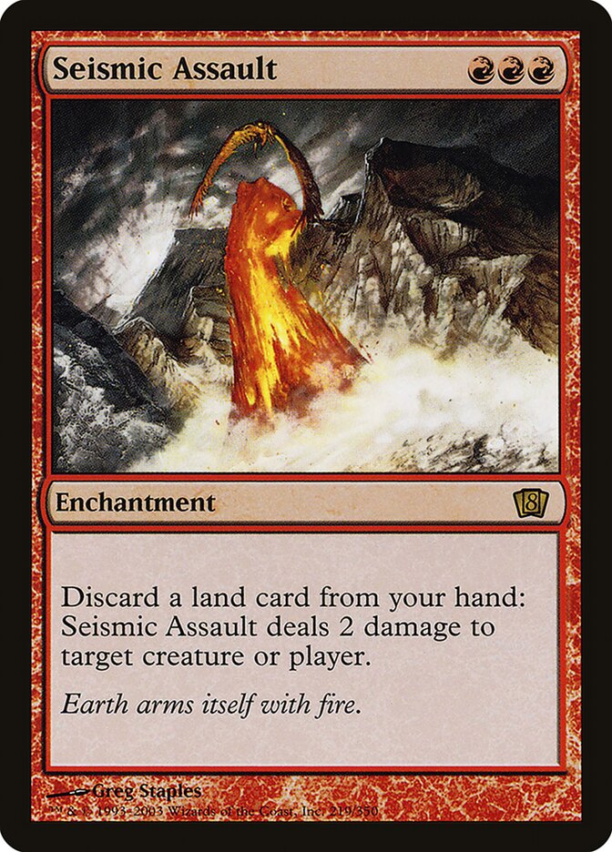 Seismic Assault 219★/350 (8th Edition)  - Foil | Good Games Modbury