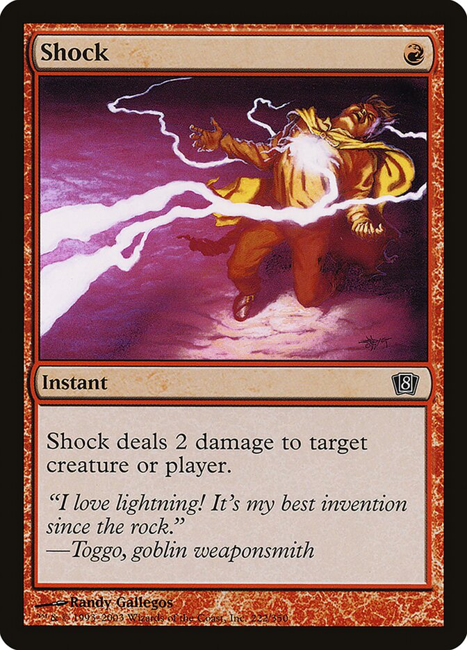 Shock 222★/350 (8th Edition)  - Foil | Good Games Modbury