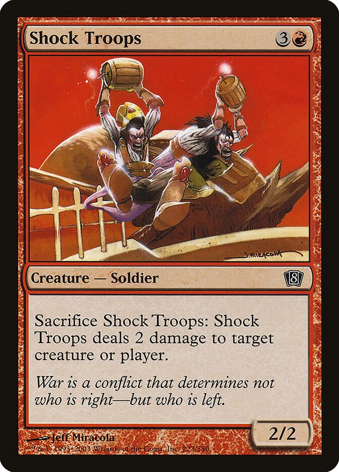 Shock Troops 223★/350 (8th Edition)  - Foil | Good Games Modbury