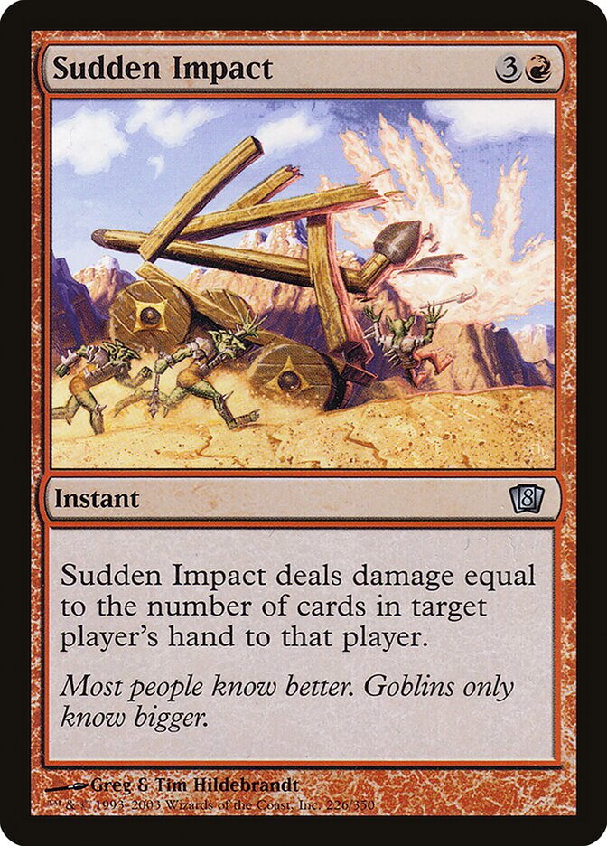 Sudden Impact 226★/350 (8th Edition)  - Foil | Good Games Modbury