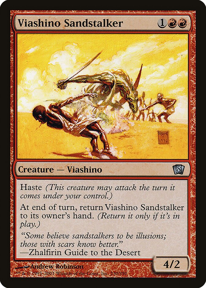 Viashino Sandstalker 230★/350 (8th Edition)  - Foil | Good Games Modbury