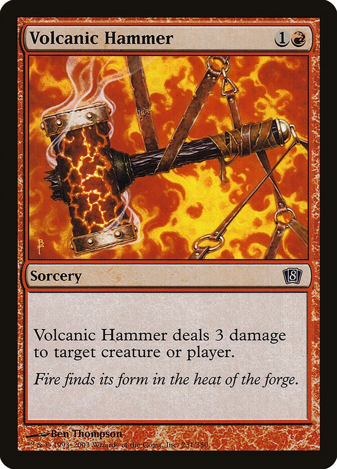 Volcanic Hammer 231★/350 (8th Edition)  - Foil | Good Games Modbury