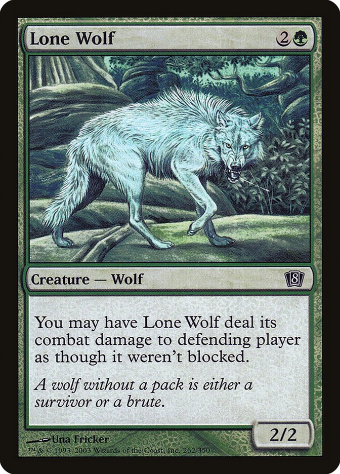 Lone Wolf 262★/350 (8th Edition)  - Foil | Good Games Modbury