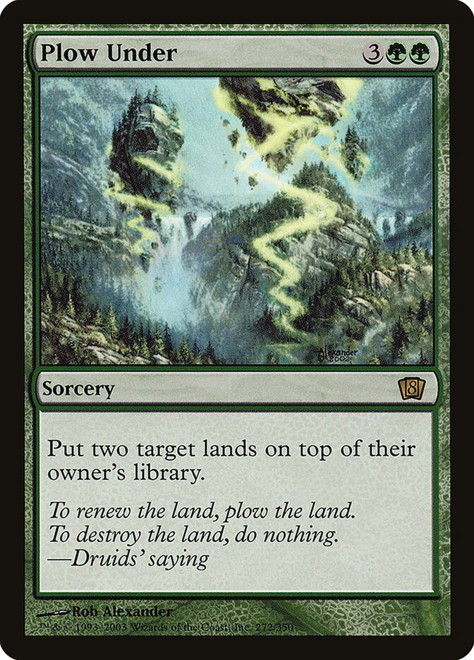 Plow Under 272★/350 (8th Edition)  - Foil | Good Games Modbury