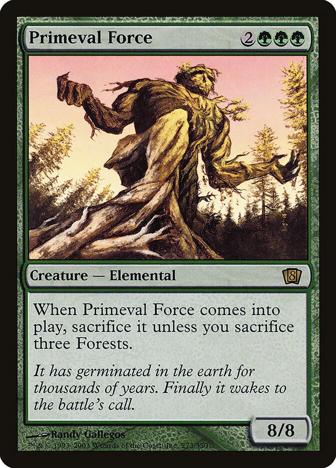 Primeval Force 273★/350 (8th Edition)  - Foil | Good Games Modbury