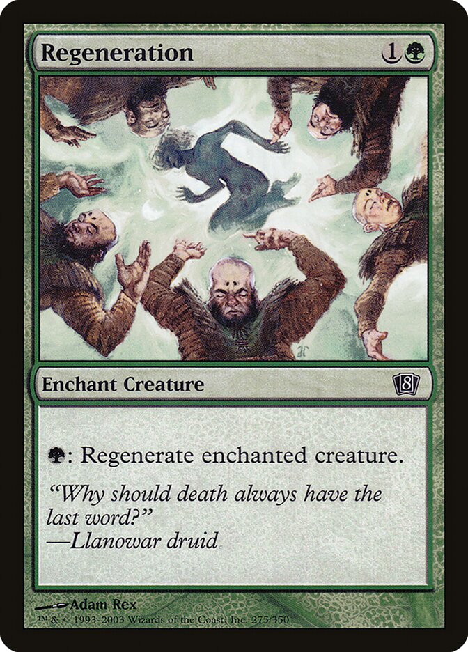 Regeneration 275★/350 (8th Edition)  - Foil | Good Games Modbury