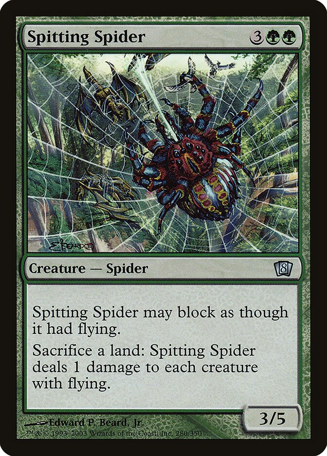 Spitting Spider 280★/350 (8th Edition)  - Foil | Good Games Modbury