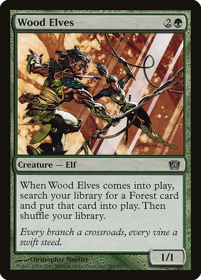 Wood Elves 289★/350 (8th Edition)  - Foil | Good Games Modbury