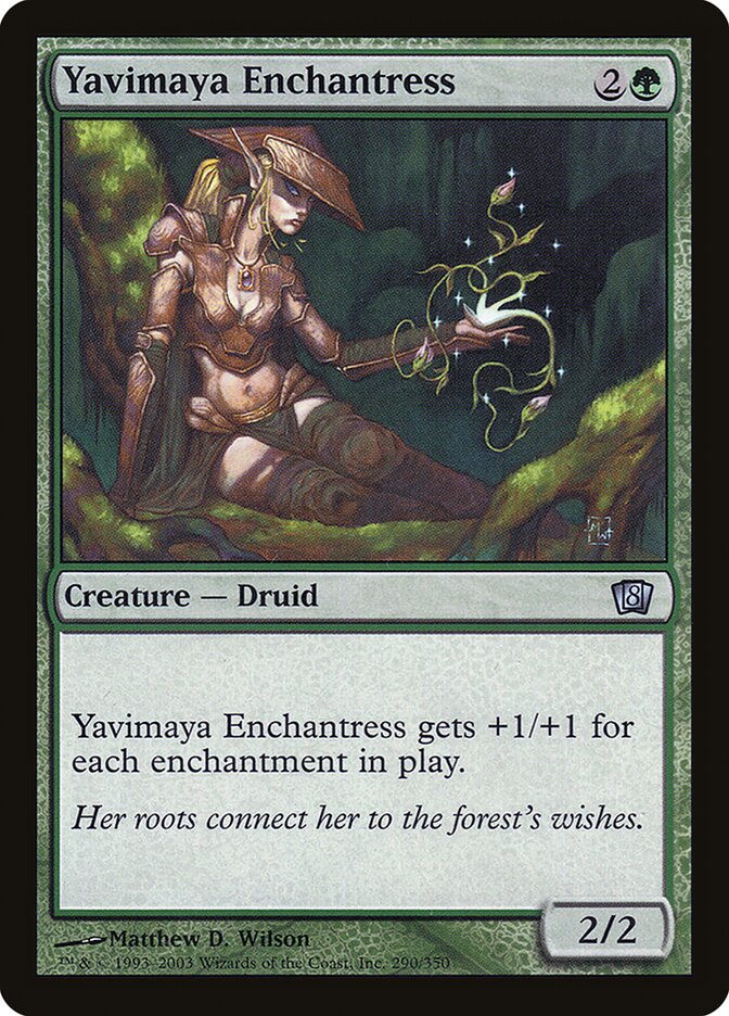 Yavimaya Enchantress 290★/350 (8th Edition)  - Foil | Good Games Modbury