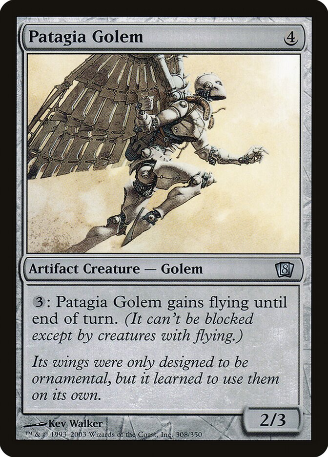 Patagia Golem 308★/350 (8th Edition)  - Foil | Good Games Modbury